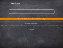 Tablet Screenshot of blakyak.com